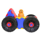Polydron - PY-606000 Ensemble de construction junior - 124 pièces-Conçu pour permettre la construction facile de milliers de modèles passionnants tels que des voitures, des avions et d'autres modèles amusants.