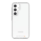 AXS - Crystal Shield Étui D3O pour Samsung Galaxy S24+ - Transparent-Protection anti-UV pour afficher clairement le design original de votre cellulaire