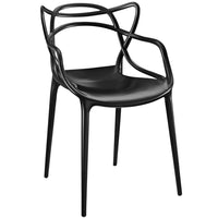 Modway - Entangled Restauration Fauteuil - Noir-Chaise de salle à manger moderne