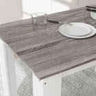HOMCOM - Table à manger moderne 47 po avec effet bois - gris-Matériau : Panneau de particules 