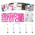Fashion Angels - Portfolio Compact de Mode-STIMULE LA CRÉATIVITÉ ET LES TALENTS ARTISTIQUES – Offrez des heures de plaisir créatif avec ce set de dessin de stylisme pour enfants. Les pochoirs amovibles proposent plus de 50 formes de vêtements et d’accessoires pour imaginer des tenues variées et originales. Finalisez chaque look avec les autocollants colourés inclus pour un style ultra tendance
