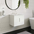 Modway - Vitality 24" Vanette de salle de bain - Blanc blanc-Construction en MDF et panneau de particules