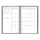 Blueline - 2026 Agenda Planifi-Action 5-jour hebdomadaire/mensuel 13 mois - 9-1/16 po x 5-7/8 po - Noir - Français-Chaque page double comporte des cases pour les priorités quotidiennes, les appels téléphoniques, la correspondance et les notes personnelles