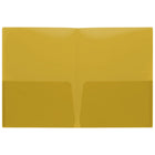 Staples - Portfolio à deux pochette - Format lettre - Jaune translucide-80 feuilles capacitè