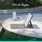 Logitech Combo Touch iPad Air 13" (M3/M2) 2024 Étui Clavier - Gris Oxford - Anglais-Smart Connector: connectivité simple, instantanée et sécurisée sur votre étui clavier Combo Touch pour iPad sans chargement requis, alimenté par votre iPad 