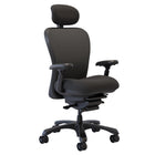 Nightingale - CXO Chaise à dossier moyen avec appui-tête - Noir-Accoudoirs faciles à utiliser, rembourrés et réglables en 4D avec mouvements verrouillables verticaux, horizontaux, pivotants et avant/arrière