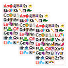 Ashley Productions - ASH40006-3 Mots illustrés ABC aimantés recto verso - 27 par ensemble - 3 ensembles-Idéal pour apprendre les lettres et les mots en classe ou à la maison.