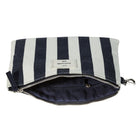 Gry Mattr - Pochette rayée - bleu marine-Poche intérieure à glissière
