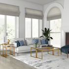 Hudson&Canal - Table d'appoint rectangulaire gigogne Rocco - Laiton-Nettoyer avec un chiffon doux et sec, sans produits chimiques agressifs ni produits de nettoyage abrasifs