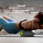 PurAthletics - Rouleau à surface lisse - Gris-Soulage efficacement les muscles endoloris