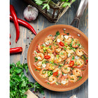 Gotham Steel - Ensemble de poêles à frire antiadhésives-Antiadhésif En Céramique Ultime – la surface de cuisson antiadhésive Gotham Steel est recouverte trois fois, puis renforcée de diamants pour offrir une libération ultime des aliments. Aucun assaisonnement ni même huile ou beurre nécessaire, permet une alimentation plus saine et permet un nettoyage 1-2-3 sans tracas