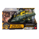 Mattel - Assortiment de Jurassic World Saga rugissement féroce-De multiples fonctionnalités ! Chaque dinosaure Jurassic World « Wild Roar » émet des rugissements, effectue un mouvement d'attaque agressif et présente des effets lumineux pour des jeux passionnants