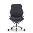 Nexten Pro - Chaise de bureau - Dossier haut - Noire-Chaise de bureau en cuir véritable haut de gamme