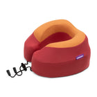 Cabeau - Evolution, Oreiller de voyage Ergonomique, Rouge-Housse amovible lavable à la machine