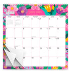 BrownTrout - 2026 Calendrier suspendu carré à spirales mensuel de 18 mois feuille d'autocollants - Bonnie Marcus - 12 po x 12 po-Design Élégant - Profitez chaque mois d'un design élégant et professionnel