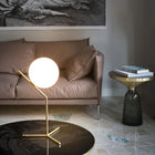 Plata Import - Lampe de table lune 3-cadre en métal doré