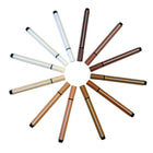 The Pencil Grip - Marqueurs triangulaires Magic Stix Global Skin Tone - Paquet de 12 - Paquet de 6-Non toxique et lavable