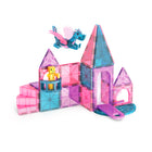 Magna-Tiles - Ensemble de construction magnétique Castle de 25 pièces-Sécurité Garantie: Toutes les pièces MAGNA-TILES sont construites pour résister à d'innombrables heures de jeu. Notre treillis de signature empêche la fissuration, tandis que les rivets de fixation gardent les aimants sûrs et sécurisés.