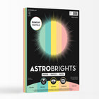 Astrobrights - Papier cartonne d'assortiment Pastel frappant, 8,5 po l x 11 po H, 24 lb, assortiment de 5 couleurs, 200 feuilles-Poids de base : 89 gsm (24 lb)