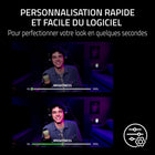 Razer - Kiyo V2 X webcam pour le streaming et les réunions - 1440p 60 FPS - noir-Que ce soit pour terminer une diffusion ou prendre une courte pause, couvrez facilement l'objectif d'un simple tour pour assurer une intimité instantanée