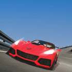 Sharper Image - Corvette GM Real Drive télécommandée à l’échelle 1:16-Capteurs de gravité : utilisez le volant pour diriger la corvette pendant que vous filez dans les virages - tournez le volant à gauche et à droite pour manœuvrer et faites une expérience authentique de voiture de course