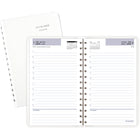 AT-A-GLANCE - Carnet de rendez-vous scolaire de bureau quotidien 2024-2025 - 4 7/8 po x 8 po - assorties - bilingue-10