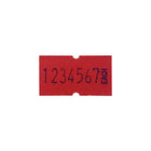 Motex - Étiquettes amovibles MX5500 Plus - 1 ligne - 8 caractères - rouge - 10000 étiquettes-Étiquettes amovibles