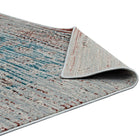 Modway - Hesper Treillis floraux contemporains vieillis Tapis de 5 pi l x 8 pi L - Beige sarcelle et brun-8