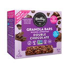 Healthy Crunch - Barres granola double chocolat- 24 gr - Paquet de 30-Sans allergène, approuvé par l'école