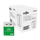 Globe Commercial - Serviettes pliées hautes NAP700 - 1 pli - Blanches - 500 serviettes/paquet - Paquet de 20-Convient à la plupart des serviettes pliées hautes ou juniors distributeurs