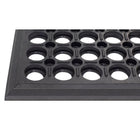 Edgewood - Tapis Série Competitor Anti-Fatigue Léger à Surface Ouverte - 3 pi l x 5 pi L x 9/16 po P - Noir-Surface perforée pour l'évacuation de l'eau
