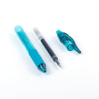 Pentel - EnerGel-X Rétractable Stylo à Encre Gel - (0,5mm) Pointe Aiguille - Encre Turquoise-Utilise la recharge EnerGel LRN5