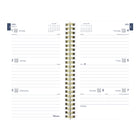 Blueline - 2024-2025 agenda académique hebdomadaire/mensuel - 8 po x 5 po - Collection Floral assortie - Anglais-Espace pour les notes sur chaque page double