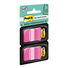 Post-it - Drapeaux 1 po x 1,7 po - Rose - 50 Drapeaux/Distributeur - 2 Distributeurs/Paquet-1 po  