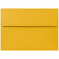 JAM Paper - Enveloppes d'invitation A7 - 5,25 x 7,25 - jaune tournesol - 250/paquet-Caractéristiques de l'enveloppe : Fermeture en gomme à rabat droit, finition en papier lisse de haute qualité
