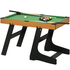 Soozier - Table De Billard Mini Pliant 38 Po- Jeu De Billard De Table Avec Queues-Les pieds pliants permettent de le ranger facilement lorsqu'il n'est pas utilisé 