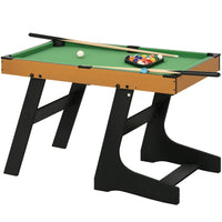 Soozier - Table De Billard Mini Pliant 38 Po- Jeu De Billard De Table Avec Queues-Les pieds pliants permettent de le ranger facilement lorsqu'il n'est pas utilisé 