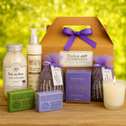 Dolce & Gourmando - Cadeaux Belle Lavande-Le paquet est emballer soigneusement dans une boîte cadeau