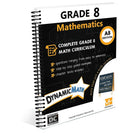 Dynamic Math - Cahier d'exercices, Alberta, 8e année-Le classeur contient des instructions, des exemples et des questions pratiques