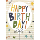 Mill Brook Studio - Cartes de souhaits Fête avec enveloppes – 5-3/8 po x 7-3/4 po – Enfant : confettis – paquet de 18-Cartes de souhaits qualité boutique
