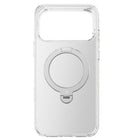 Torras - Coque Ostand Q3 Spin pour iPhone 17 Pro Max - Transparente-Support magnétique rotatif 360°. Angles de vision illimités, praticité à 360° Intégration affleurante, sans épaisseur supplémentaire au dos.