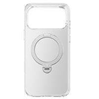 Torras - Coque Ostand Q3 Spin pour iPhone 17 Pro Max - Transparente-Support magnétique rotatif 360°. Angles de vision illimités, praticité à 360° Intégration affleurante, sans épaisseur supplémentaire au dos.
