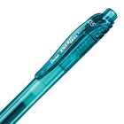 Pentel - EnerGel-X Rétractable Stylo à Encre Gel - (0,5mm) Pointe Aiguille - Encre Turquoise-La couleur du corps corresponde à celle de l'encre.