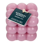 General Supply Goods + Co - Bougie à bulle - 13,4 oz - Rose-Non parfumé - idéal pour les espaces sensibles aux odeurs