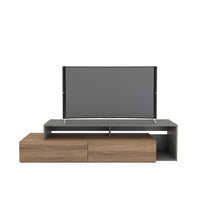 Nexera - Meuble audio-vidéo Tonik, 72 po, Muscade et Grège-Le meuble audio-vidéo de 72 pouces Tonik est parfait pour votre grand écran de télévision et ajoutera un style épuré et moderne à votre salon
