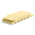 Staples − Feuillets autocollants Stickies recyclés − 1 3/8 po x 1 7/8 po − jaune − paquet de 12-L’adhésif repositionnable ne marquera pas le papier i les autres surfaces