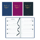 Letts - 2025 Agenda hebdomadaire Inspire - 8-1/4 po x 5-7/8 po - Collection assortie - Multilingue-L'avenir de la planification est ici. Blueline est fier de présenter l'application de rappels Blueline inkLink qui relie votre agenda à votre téléphone. Restez organisé comme jamais auparavant grâce à nos agendas Blueline et la technologie du Code QR. Priorisez des rappels, recevez des notifications, prennez des notes et dressez des listes de tâches. Disponible dès maintenant sur App Store et Google Play