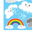 Ashley Productions - ASH19010-6 Aimants découpés - Météo mignonne - 14 par paquet - 6 paquets-Utilisez pour créer des jeux, résoudre des problèmes, étiqueter et plus encore.