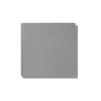 WeatherTech - Tapis d'angle anti-fatigue ComfortMat Connect - Bordé - Gris-Chaque pièce d’angle mesure 63,5 cm2. Assemblez une pièce d’extrémité ou de centre de chaque côté pour donner à votre ComfortMat Connect un angle de 90 degrés.