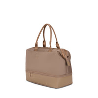 SwissGear - Sac de voyage - 15 x 19 po - Brun-Confectionné en similicuir et en tissu polyester 900D